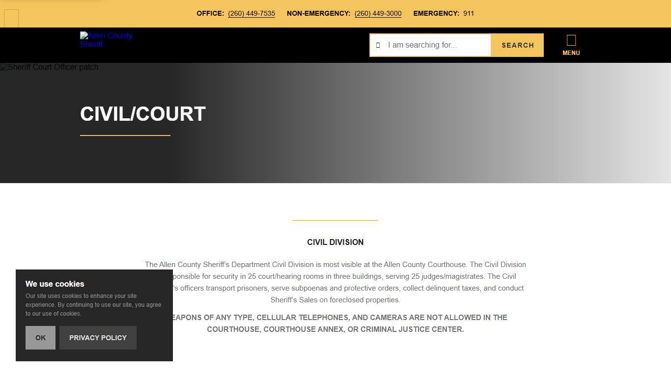 Civil/Court - Allen County Sheriff